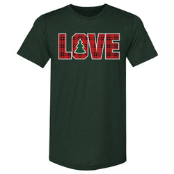 Christmas LOVE Christmas Plaid WHT (ONLINE ORDER ONLY)