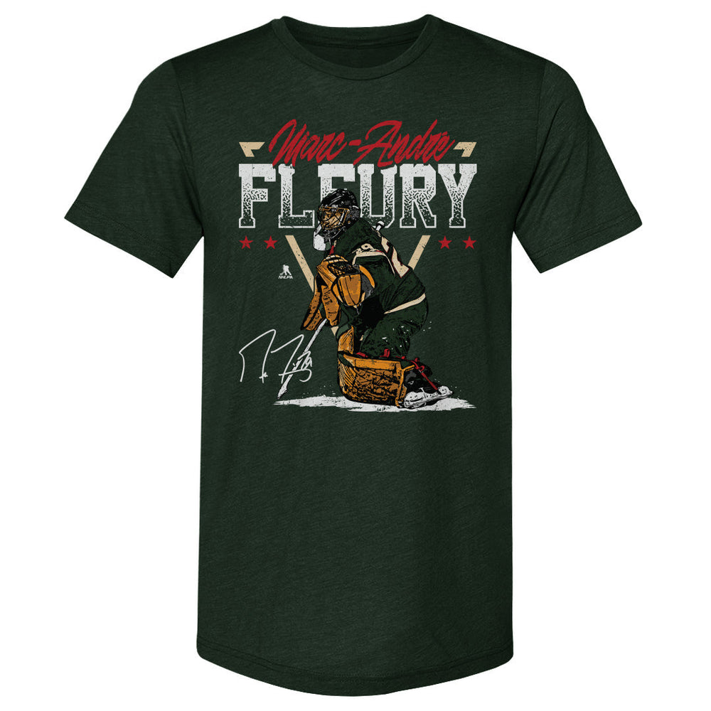 Marc-Andre Fleury Minnesota Triangle Name WHT (ONLINE ORDER ONLY)