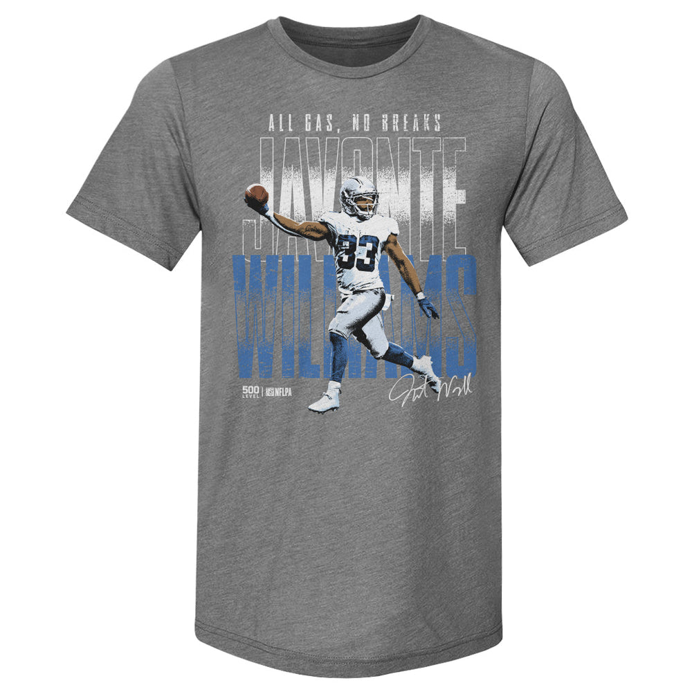 Javonte Williams Dallas All Gas No Breaks WHT (ONLINE ORDER ONLY)