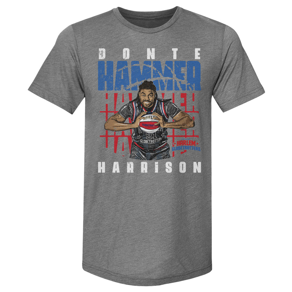 Hammer Harrison Harlem Globetrotters Pose WHT (ONLINE ONLY)