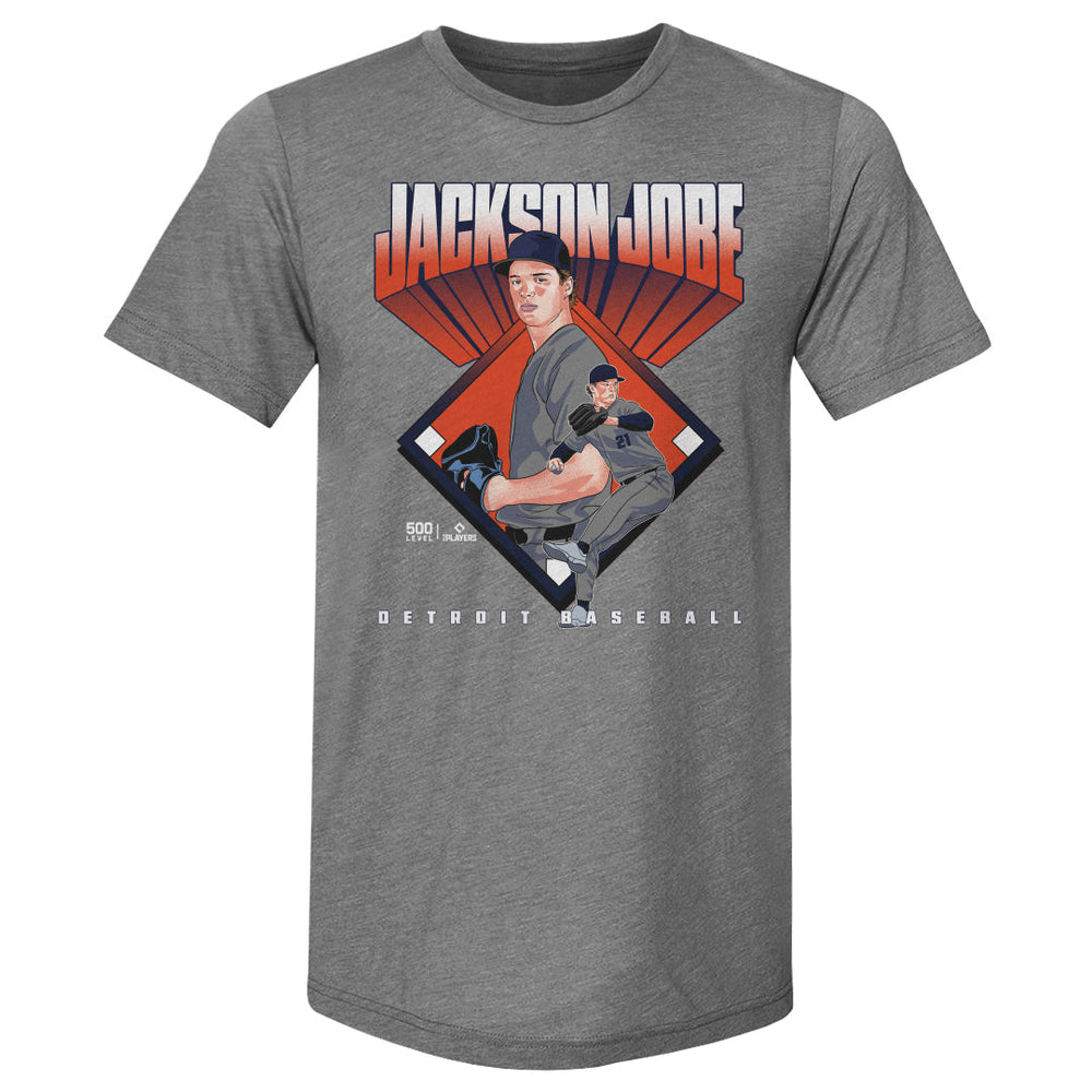 Jackson Jobe Detroit Baseball Diamond WHT (ONLINE ORDER ONLY)