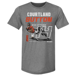 Courtland Sutton Denver Player Name WHT (ONLINE ORDER ONLY)