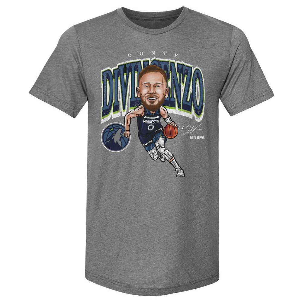 Donte DiVincenzo Minnesota Timberwolves Cartoon NBA WHT (ONLINE ORDER ONLY)
