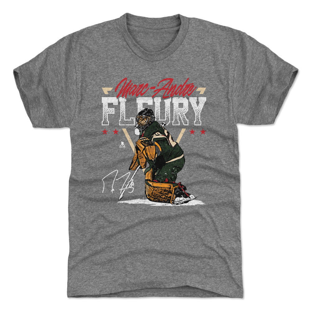 Marc-Andre Fleury Minnesota Triangle Name WHT (ONLINE ORDER ONLY)