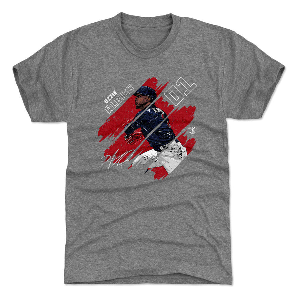 Ozzie Albies Stripes WHT (ONLINE ORDER ONLY)