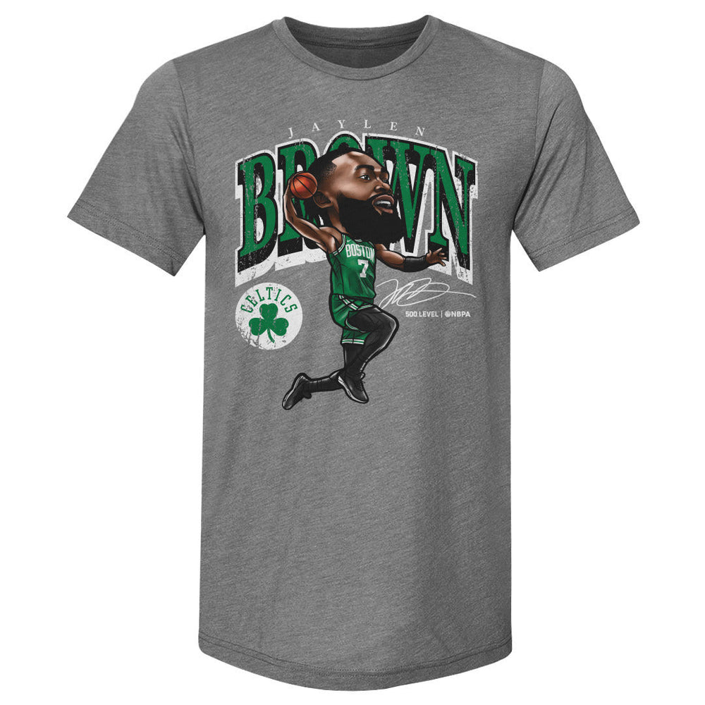 Jaylen Brown Boston Celtics Cartoon WHT (ONLINE ORDER ONLY)