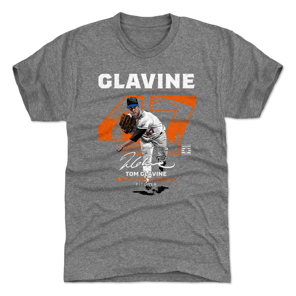 Tom Glavine Throwback Number WHT (ONLINE ORDER ONLY)