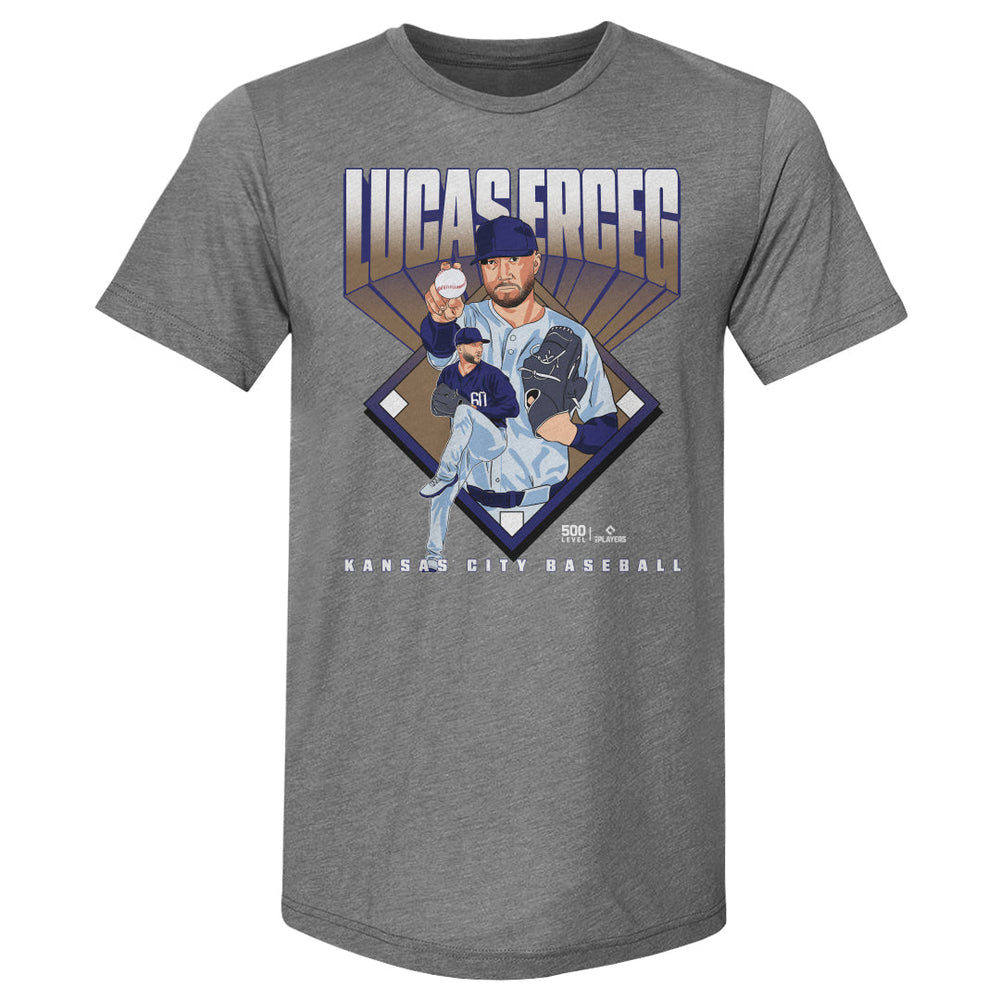 Lucas Erceg Kansas City Baseball Diamond WHT (ONLINE ORDER ONLY)