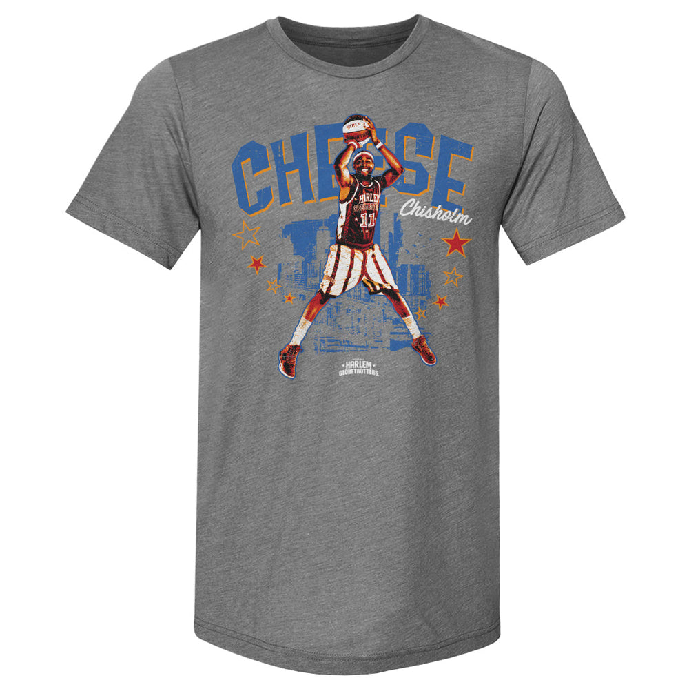 Cheese Chisholm Harlem Globtrotters Nickname WHT (ONLINE ORDER ONLY)