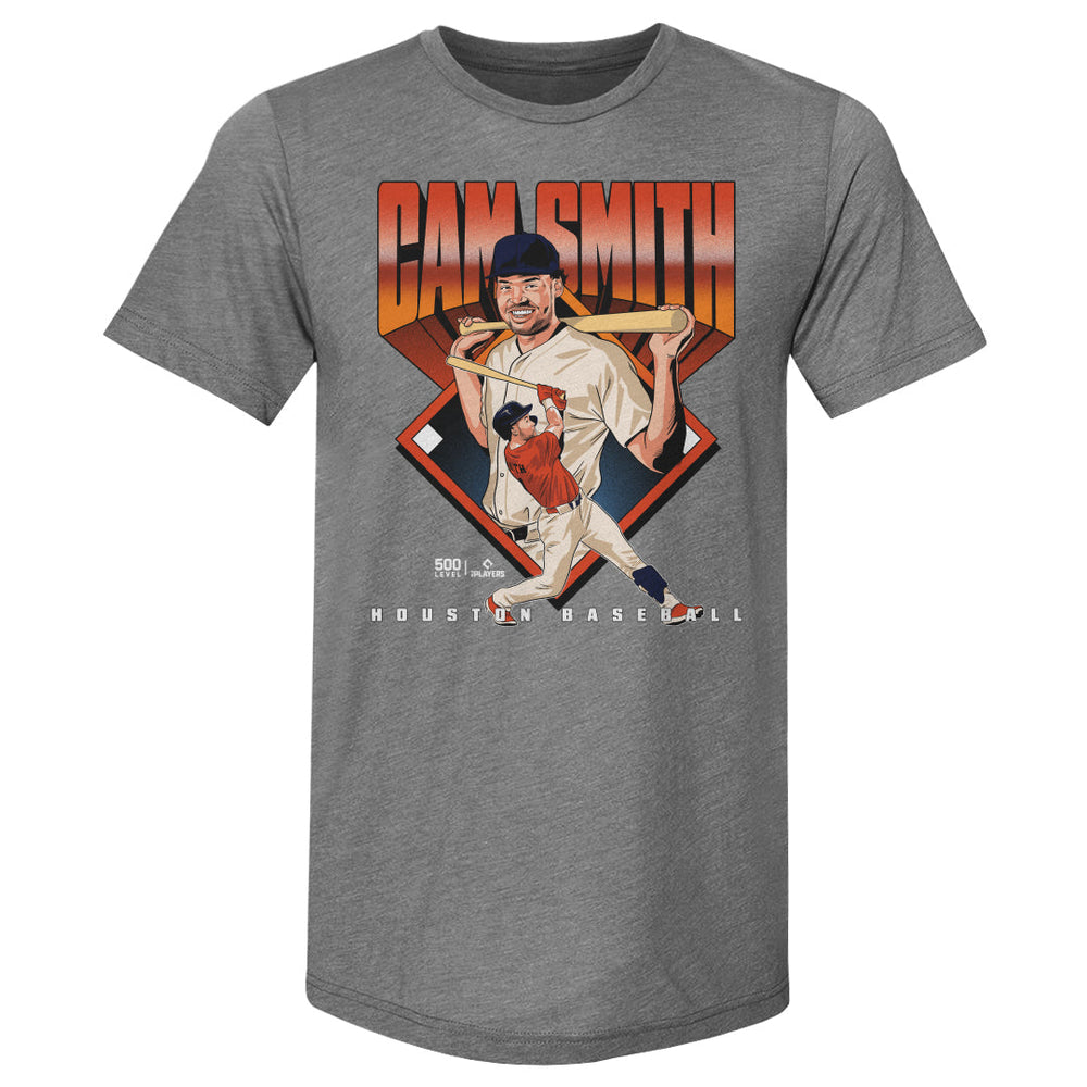 Cam Smith Houston Baseball Diamond WHT (ONLINE ORDER ONLY)