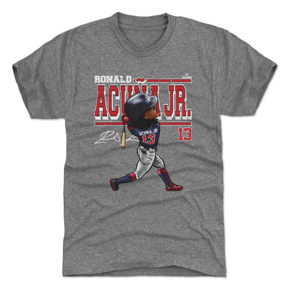 Ronald Acuna Jr. Cartoon WHT (ONLINE ORDER ONLY)