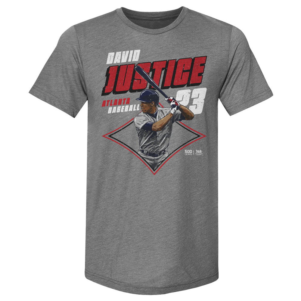 David Justice Atlanta Diamond WHT (ONLINE ORDER ONLY)