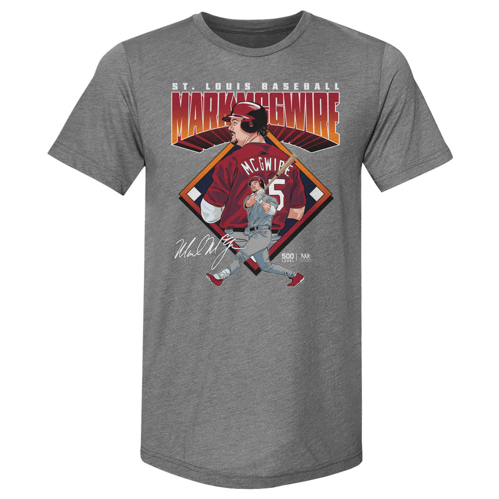 Mark McGwire St. Louis Baseball Diamond WHT (ONLINE ORDER ONLY)