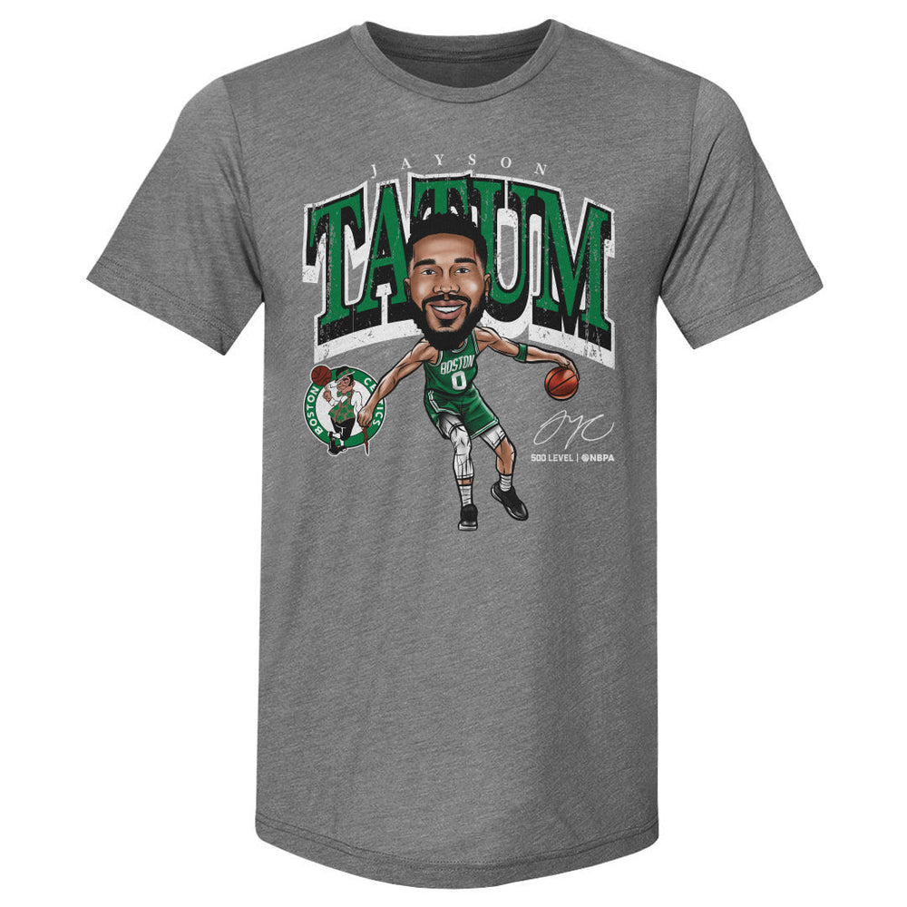 Jayson Tatum Boston Celtics Cartoon WHT (ONLINE ORDER ONLY)