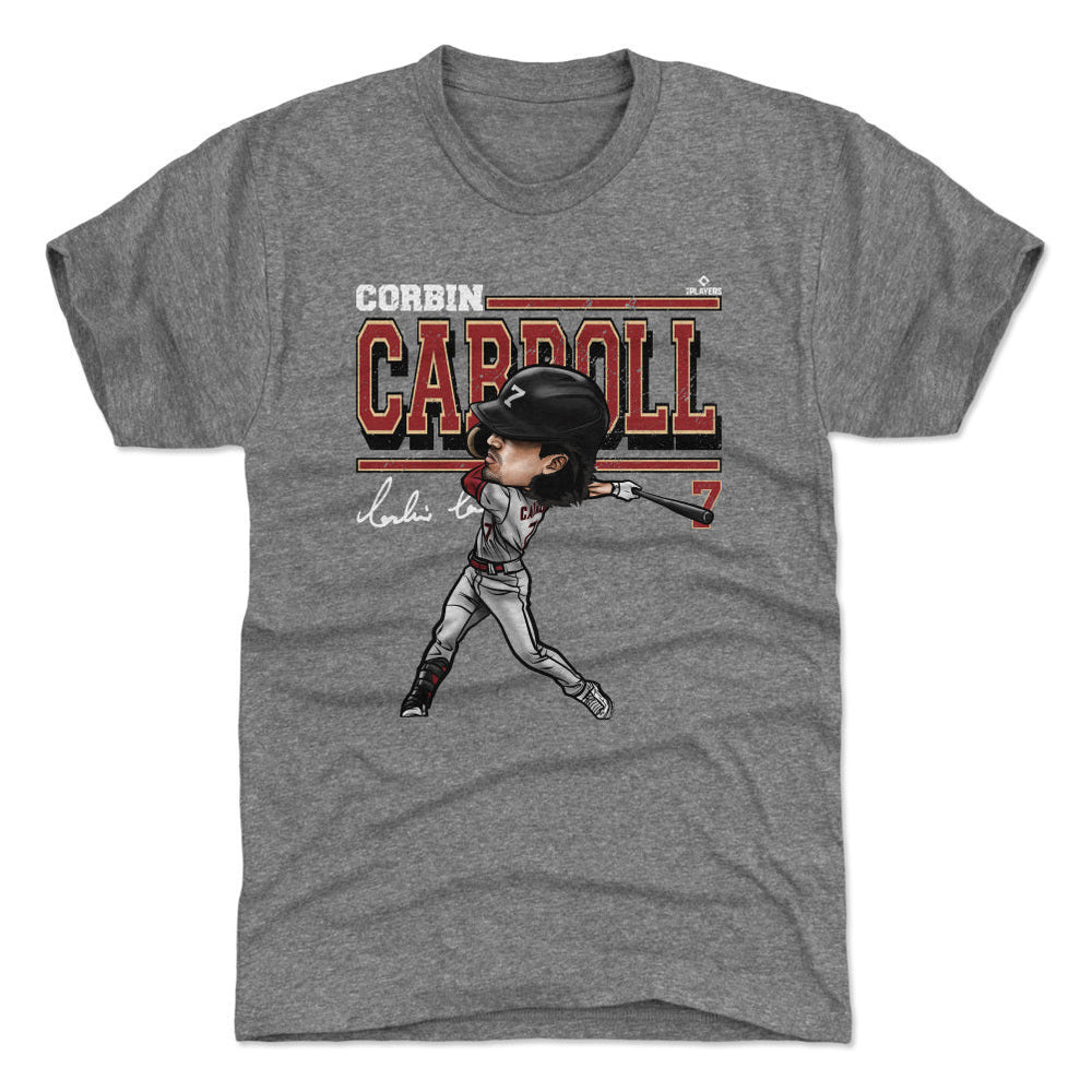 Corbin Carroll Arizona Cartoon WHT (ONLINE ORDER ONLY)