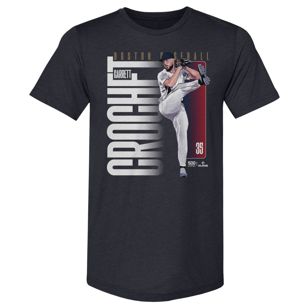 Garrett Crochet Boston Vertical Name WHT (ONLINE ORDER ONLY)