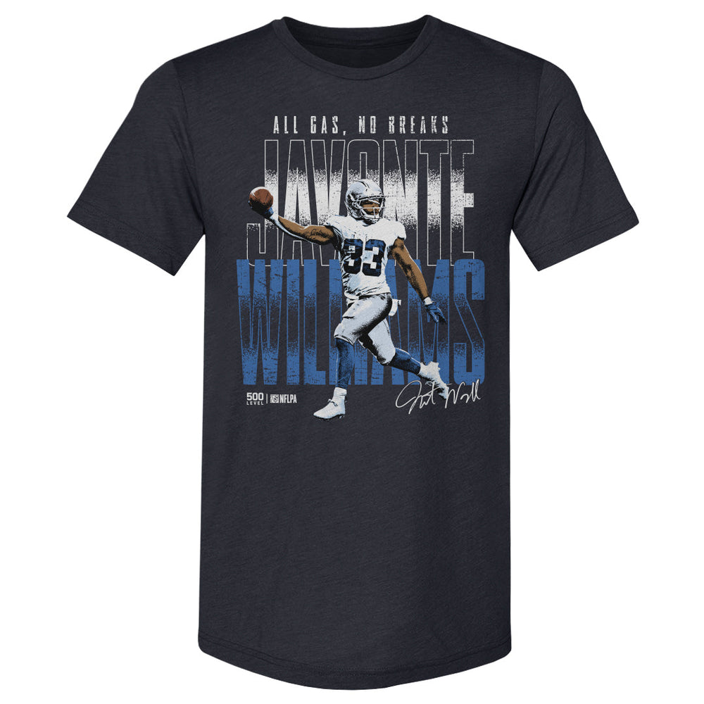 Javonte Williams Dallas All Gas No Breaks WHT (ONLINE ORDER ONLY)