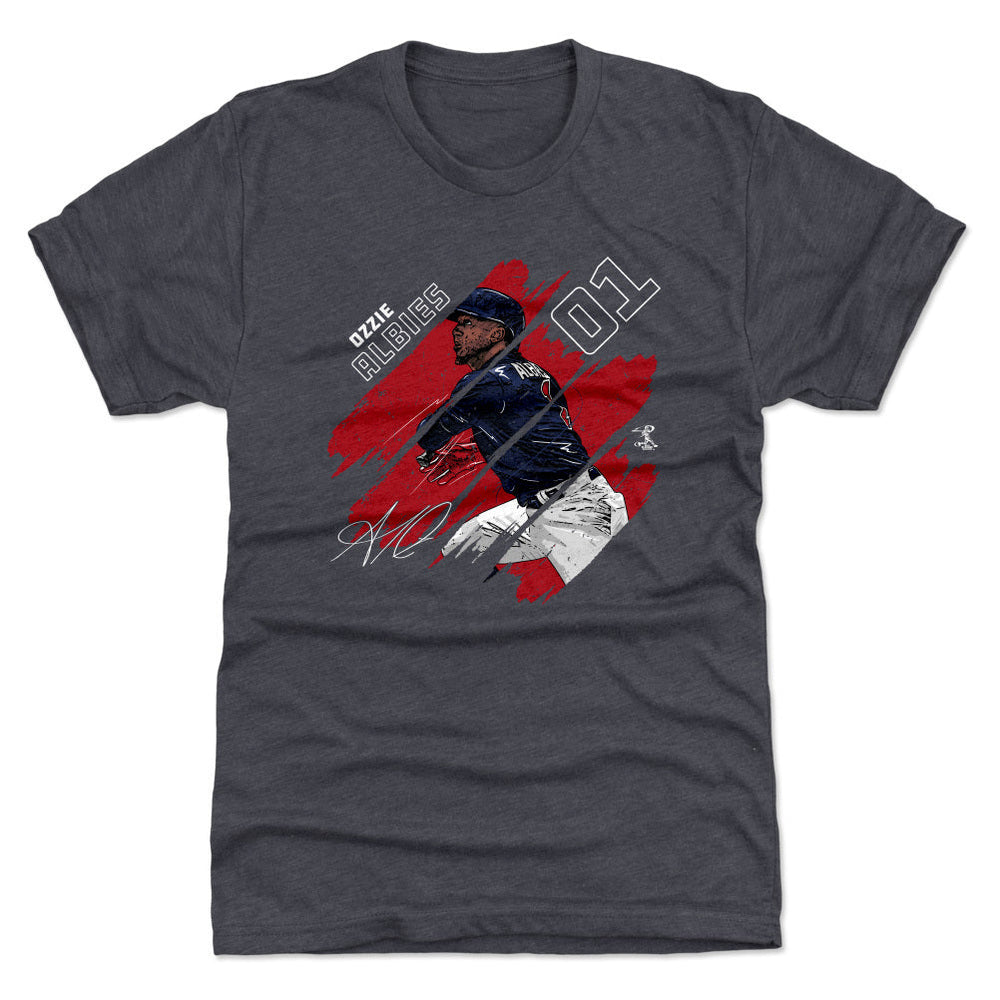 Ozzie Albies Stripes WHT (ONLINE ORDER ONLY)