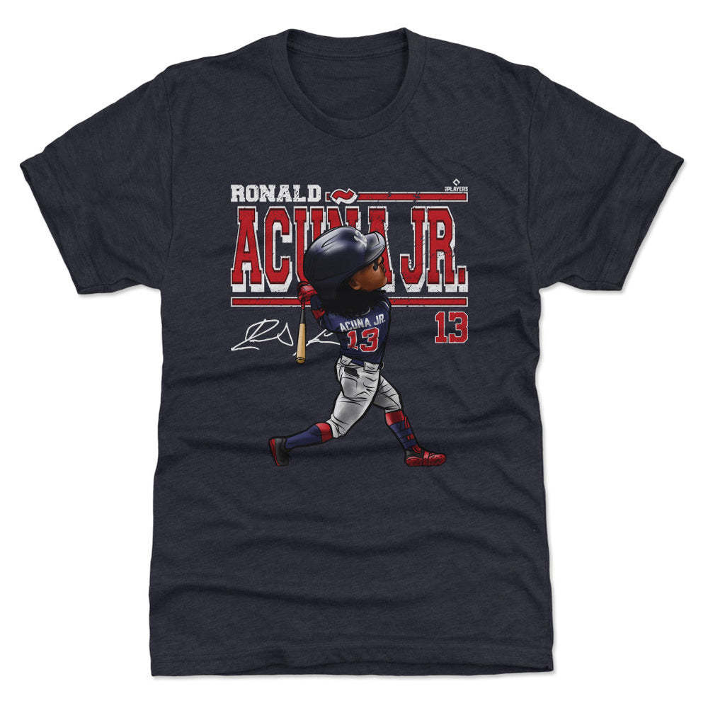 Ronald Acuna Jr. Cartoon WHT (ONLINE ORDER ONLY)