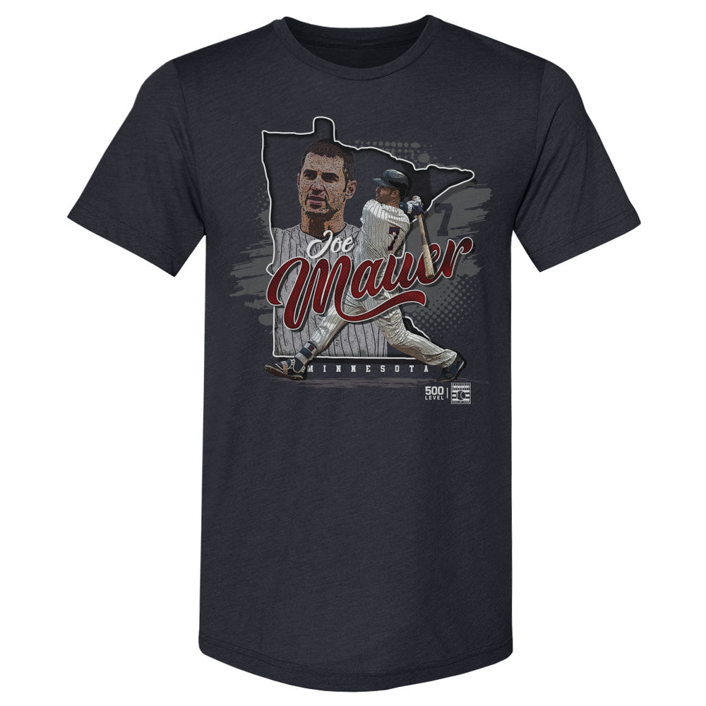 Joe Mauer Minnesota State Silhouette WHT (ONLINE ORDER ONLY)