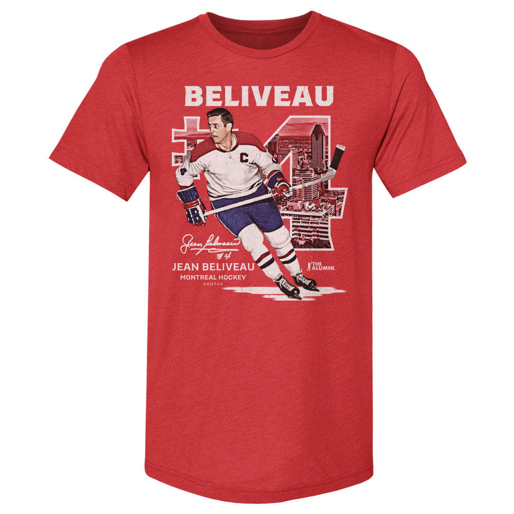 Jean Beliveau Montreal Throwback WHT (ONLINE ORDER ONLY)
