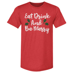Christmas Eat Drink And Be Merry WHT (ONLINE ORDER ONLY)