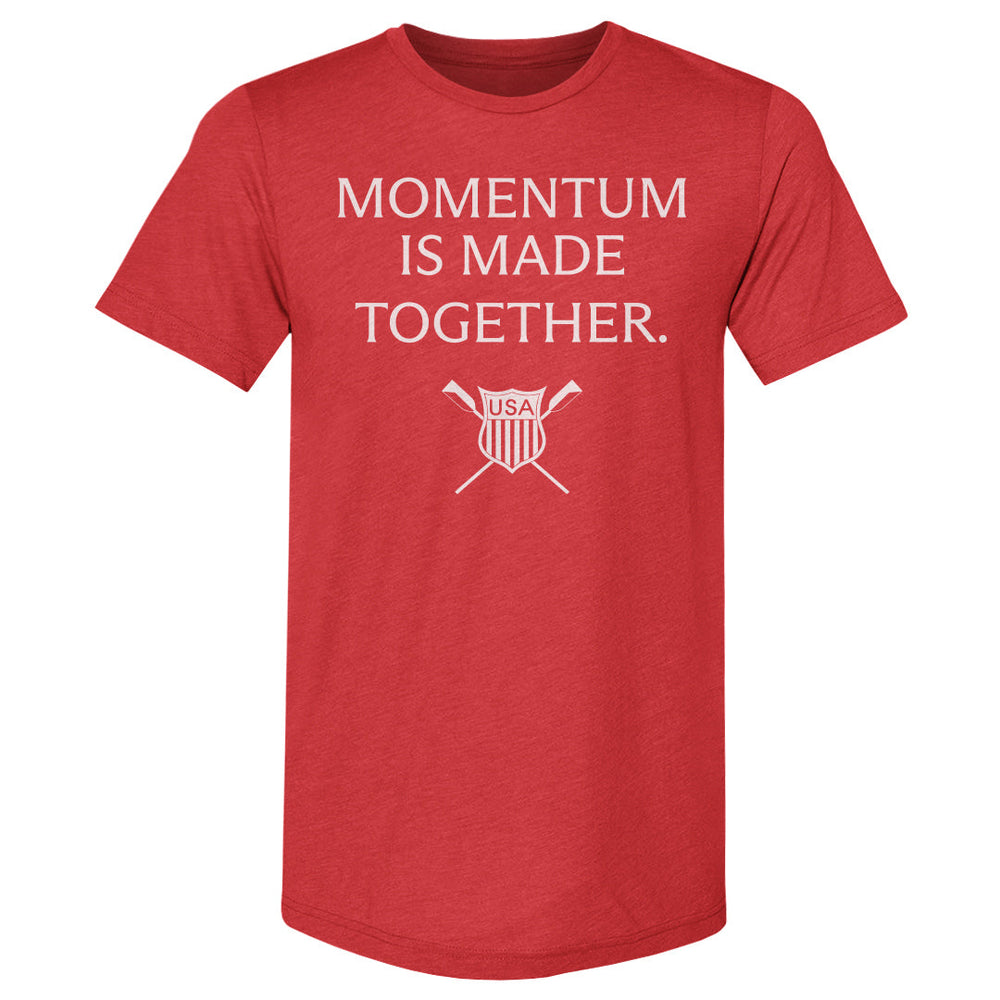 USRowing Momentum Is Made Together WHT (ONLINE ORDER ONLY)