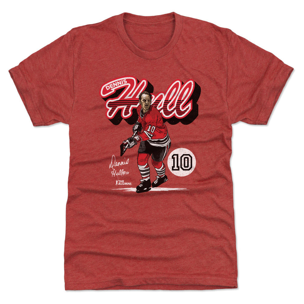 Dennis Hull Chicago Retro Script WHT
