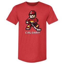 Calgary Hockey 8-bit WHT (ONLINE ORDER ONLY)