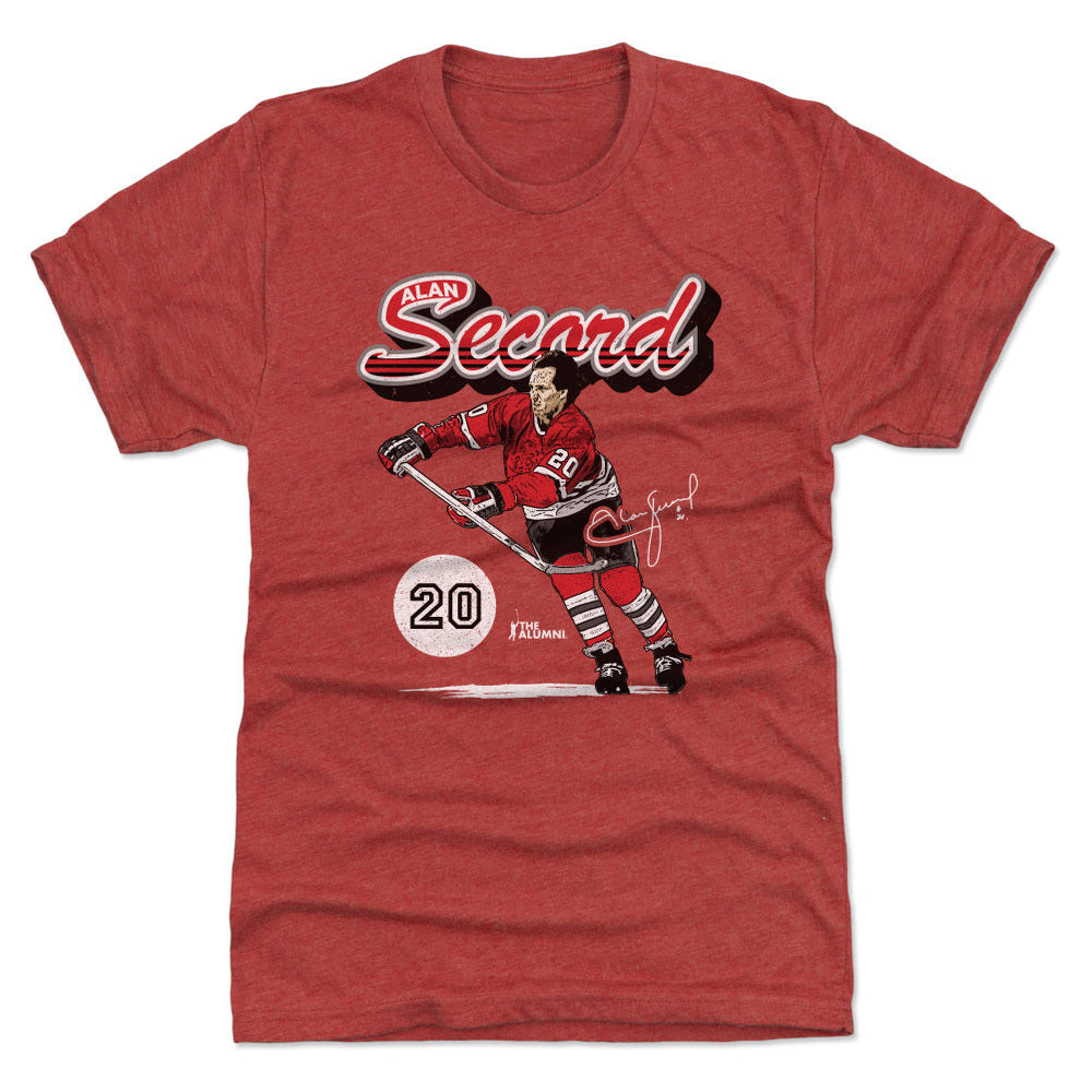 Alan Secord Chicago Retro Script WHT