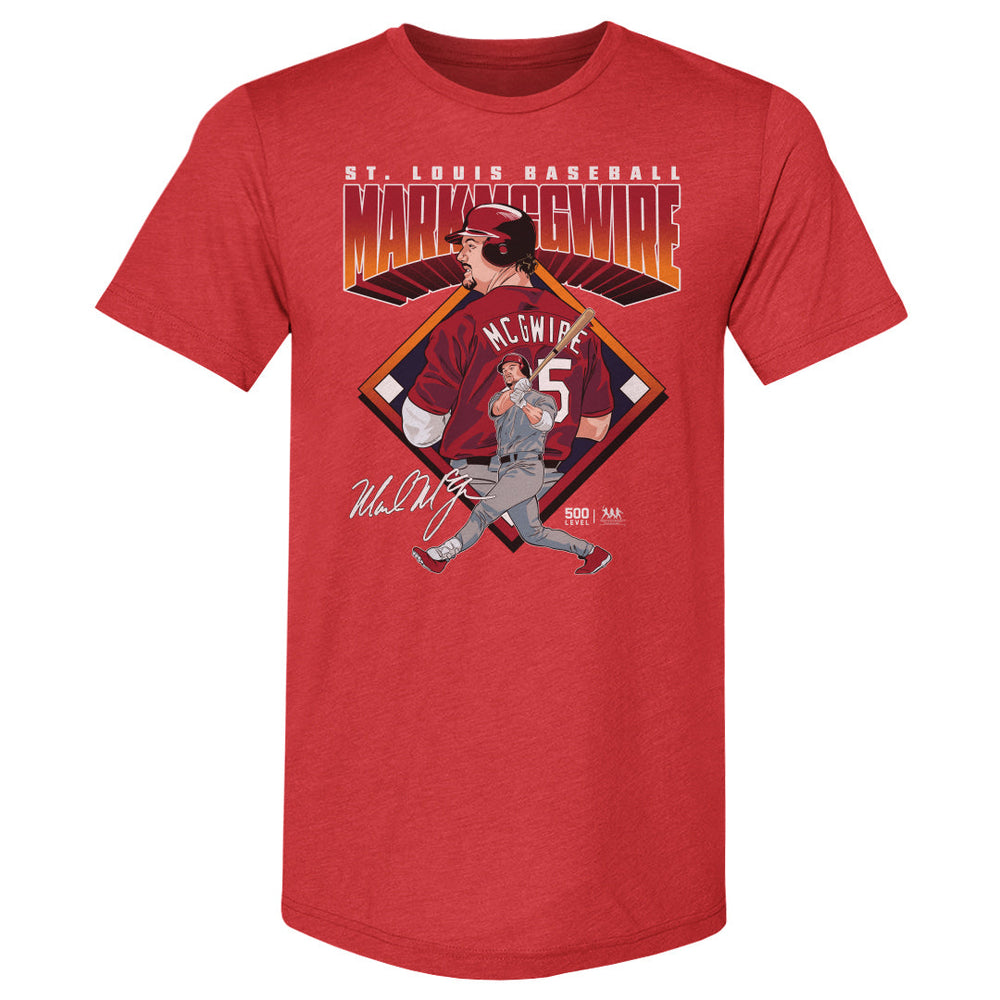 Mark McGwire St. Louis Baseball Diamond WHT (ONLINE ORDER ONLY)