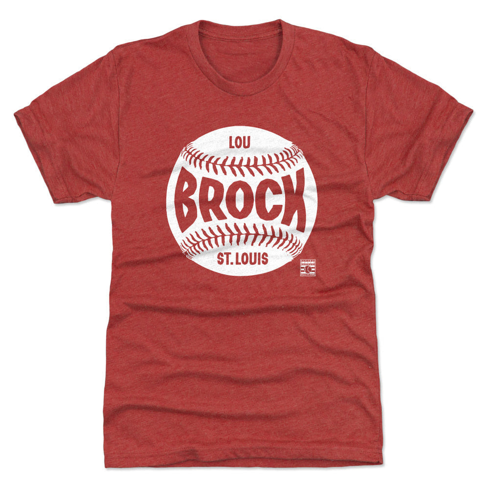 Lou Brock St. Louis Baseball WHT (ONLINE ORDER ONLY)