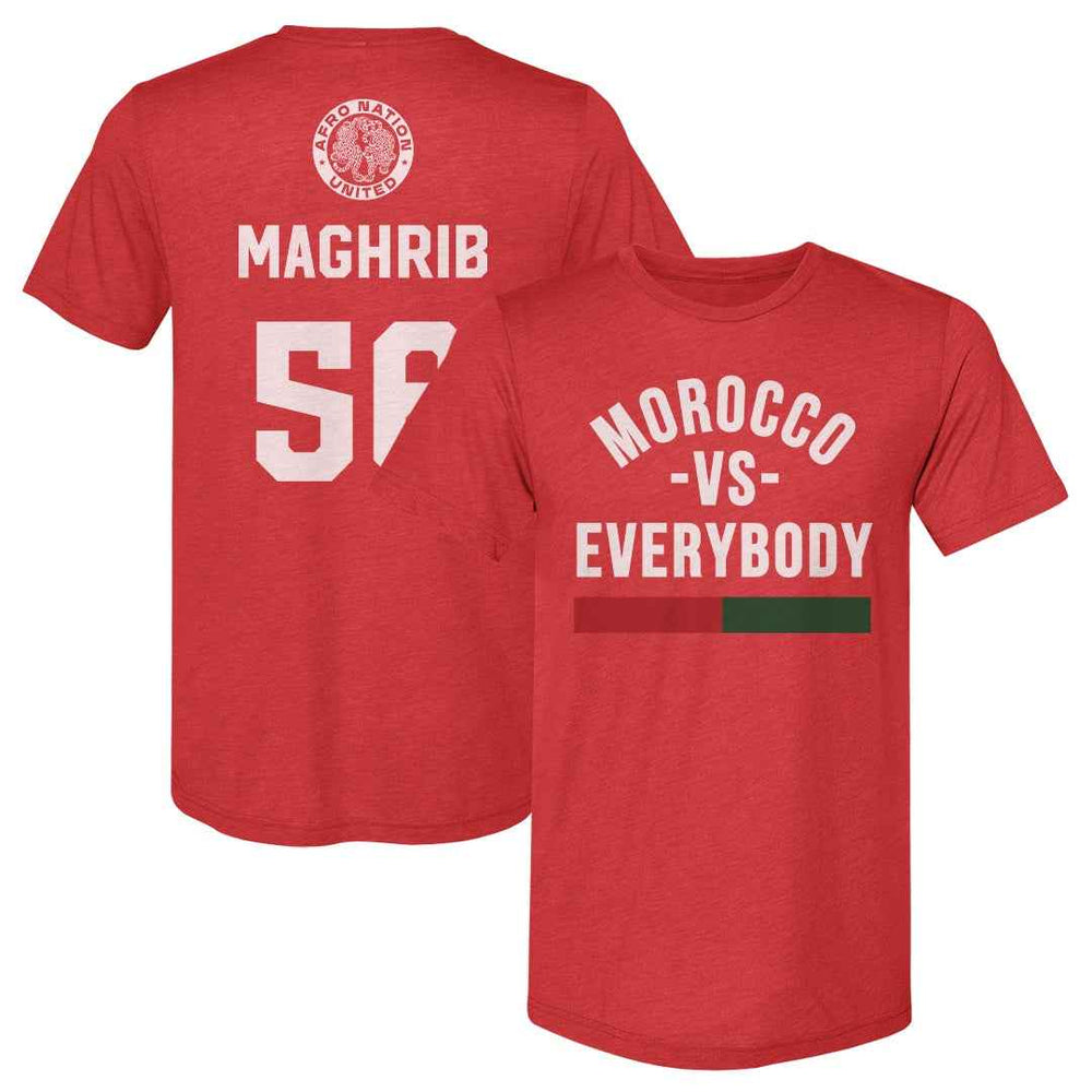 Morocco Vs. Everbody Afro Nation F&B WHT