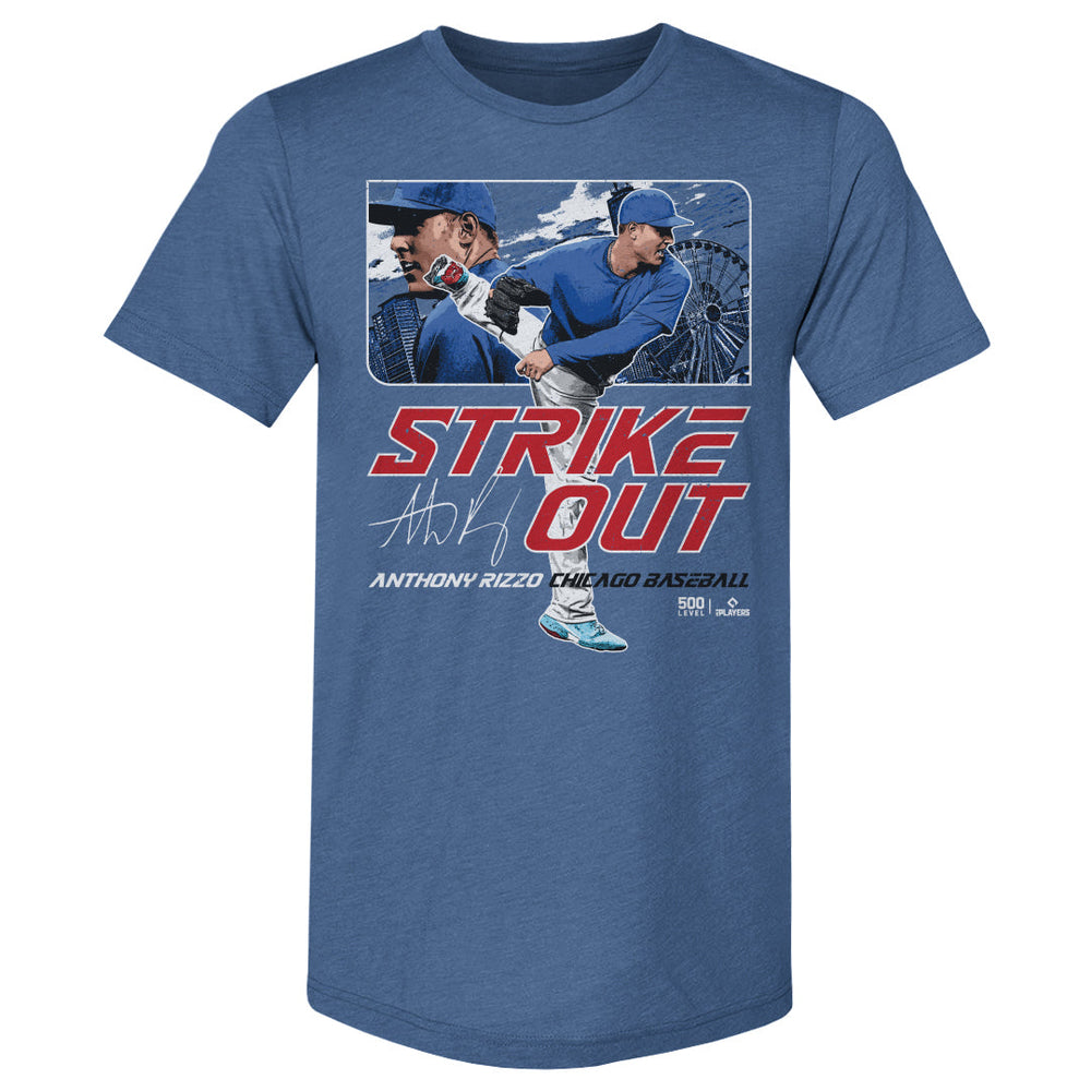 Anthony Rizzo Chicago C Strikeout WHT (ONLINE ORDER ONLY)