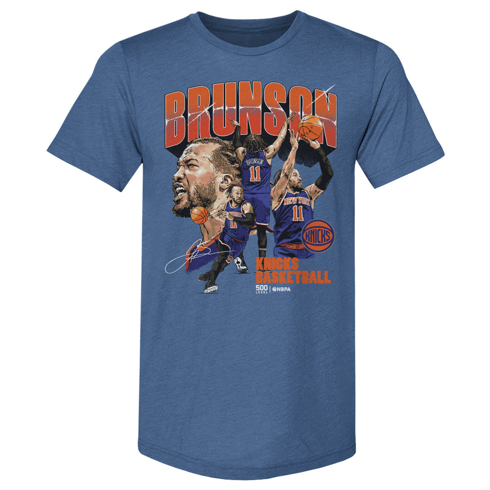 Jalen Brunson New York Knicks Collage WHT