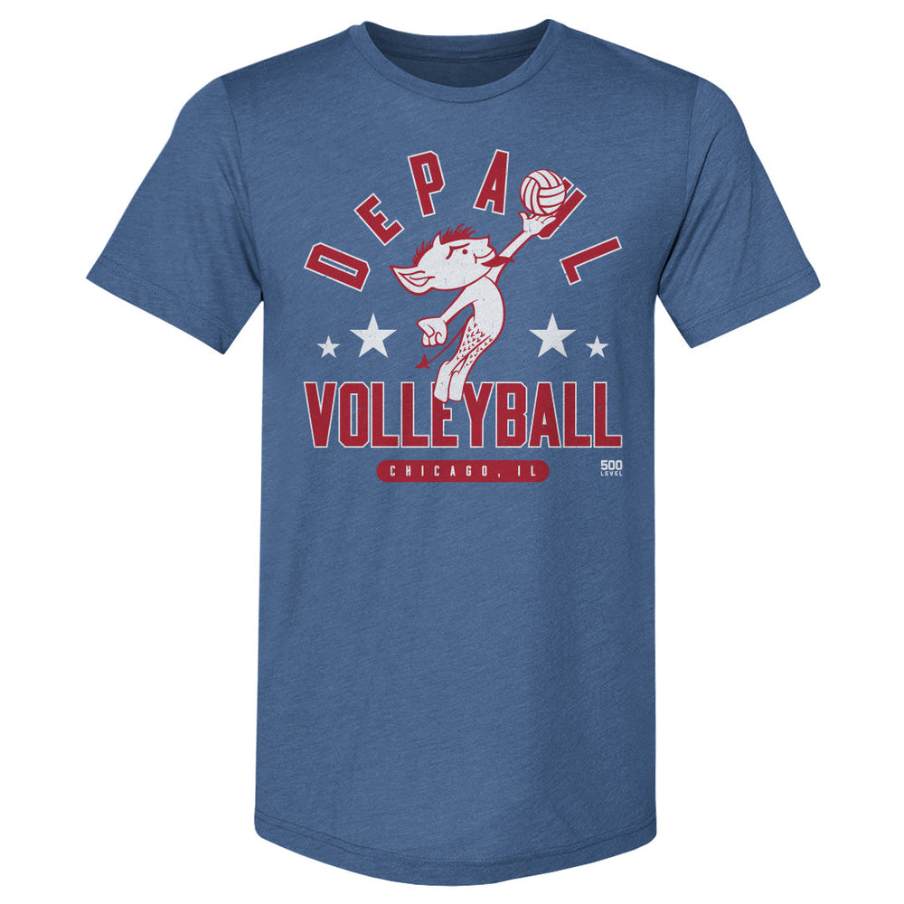DePaul Blue Demons Vintage Volleyball WHT