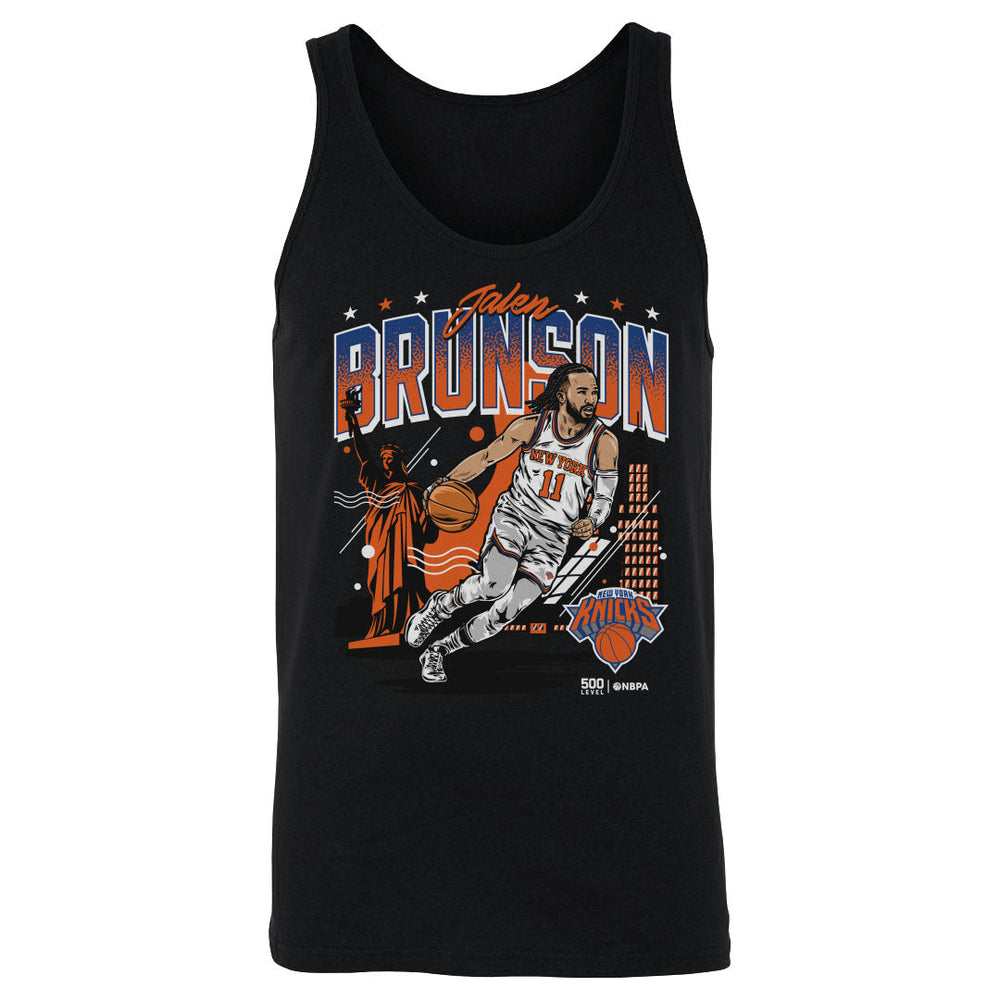 Jalen Brunson New York Knicks Skyline WHT