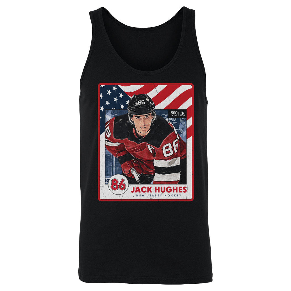 Jack Hughes New Jersey USA Card WHT (ONLINE ORDER ONLY)