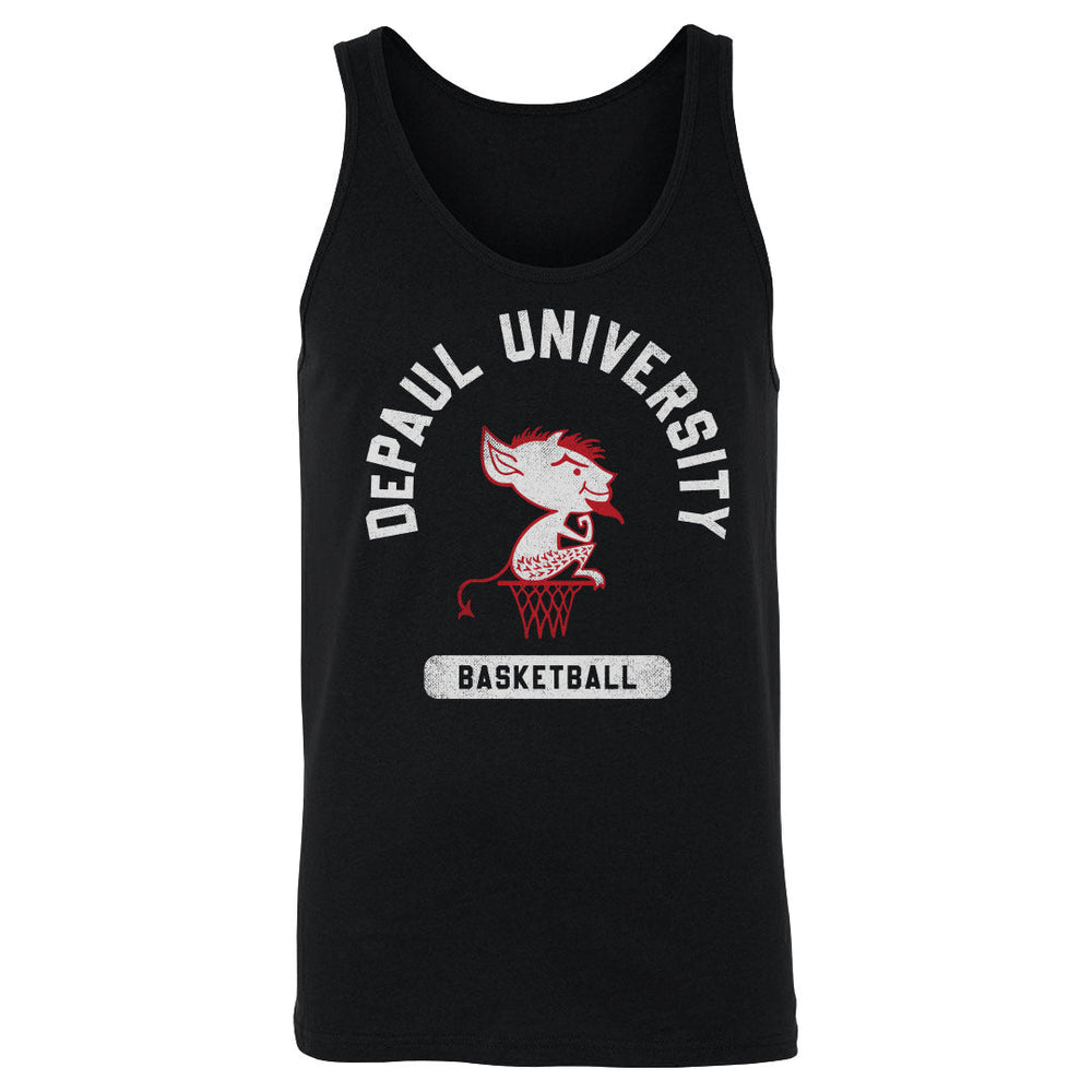 DePaul Blue Demons Mascot Basketball WHT