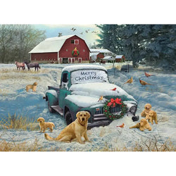 Merry Christmas 1000 Piece Jigsaw Puzzle Cobble Hill (ONLINE ORDER ONLY)