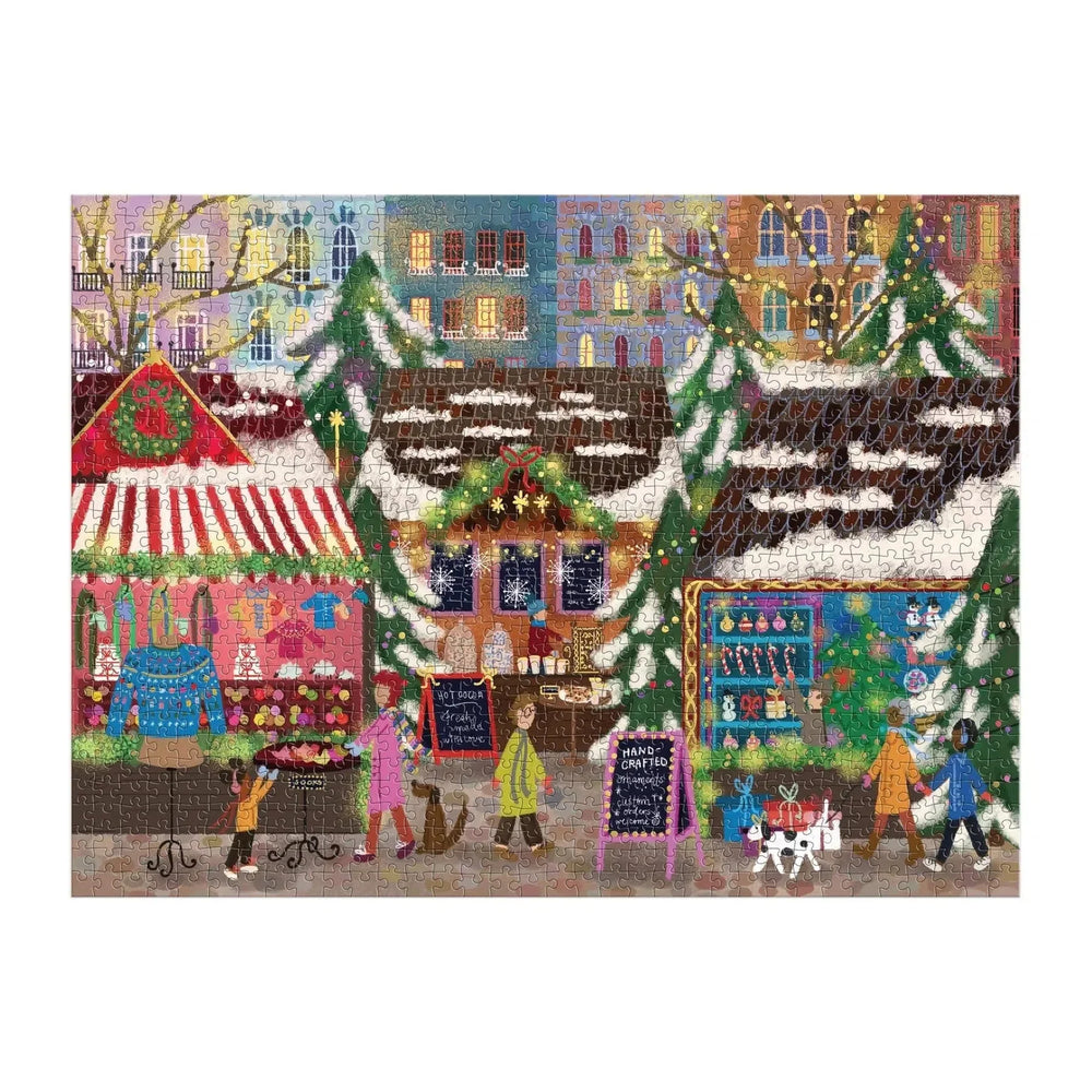 Merry Market 1000 Piece Jigsaw Puzzle Galison (ONLINE ORDER ONLY)