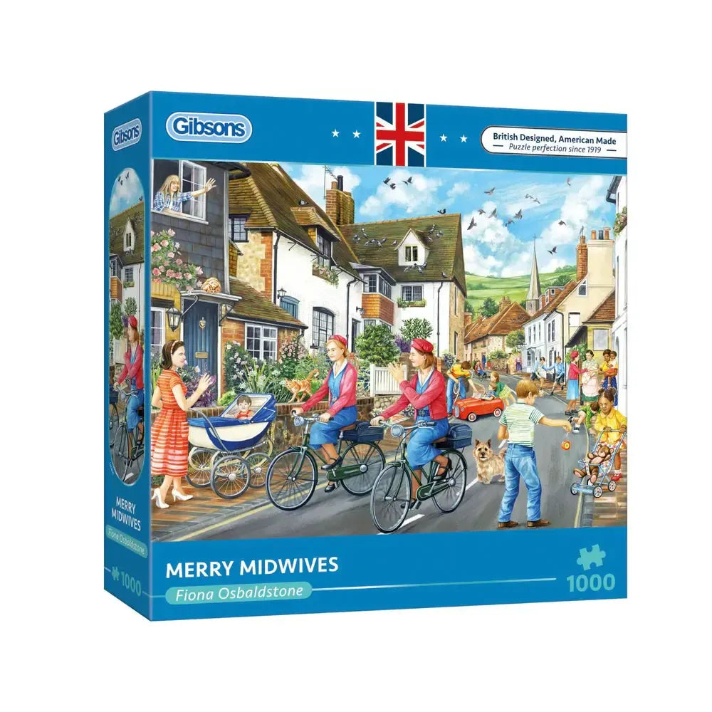 Merry Midwives 1000 Piece Jigsaw Puzzle Gibsons (ONLINE ORDER ONLY)