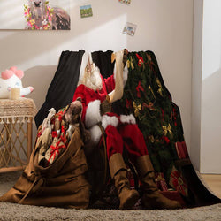 Merry Christmas Flannel Fleece Blanket (Online Order Only)