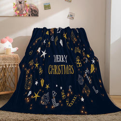 Merry Christmas Flannel Fleece Blanket (Online Order Only)