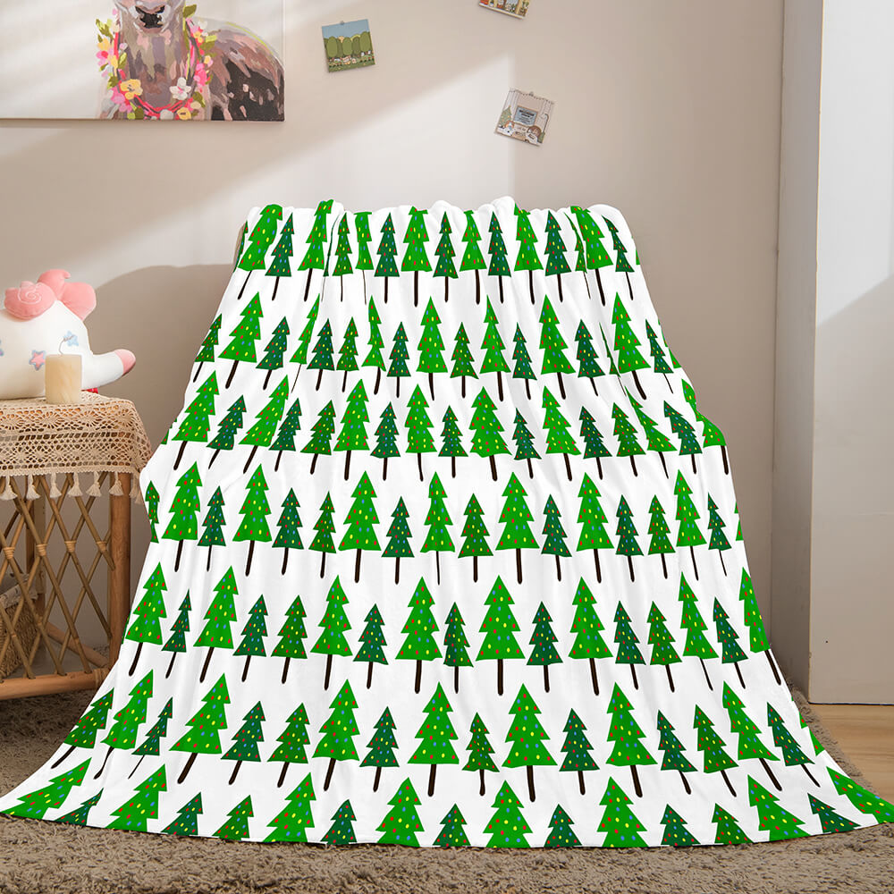 Merry Christmas Flannel Fleece Throw Cosplay Blanket (Online Order Only)