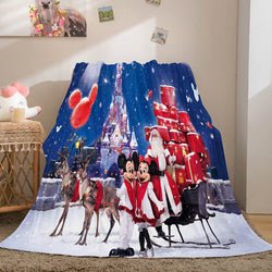 Merry Christmas Flannel Fleece Throw Cosplay Blanket (Online Order Only)