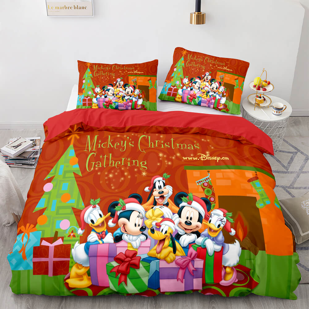 Merry Christmas Pattern Bedding Sets Quilt Cover Without Filler (Online Order Only)