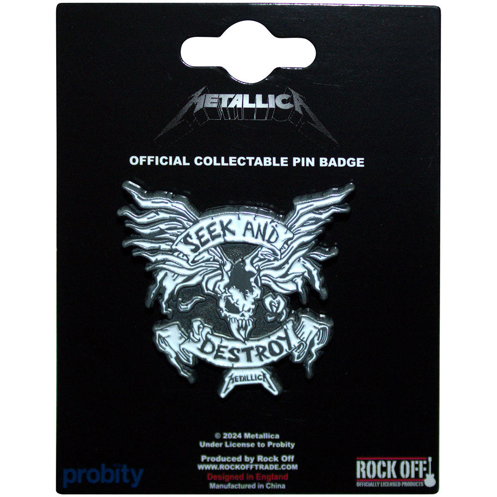 Metallica Seek and Destroy Enamel Pin (ONLINE ORDER ONLY)