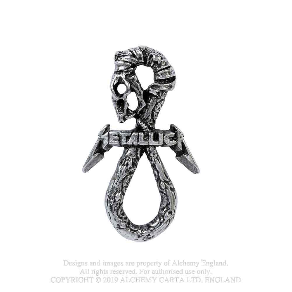 Metallica Snake Pin Badge (ONLINE ORDER ONLY)