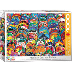 Mexican Ceramic Plates 1000 Piece Jigsaw Puzzle Eurographics (ONLINE ORDER ONLY)